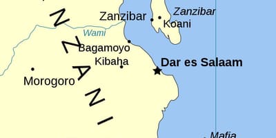 Tanzania öarna karta