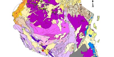 Karta över tanzania geologiska